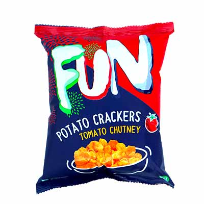 Fun Potato Crackers Tomato Chutney