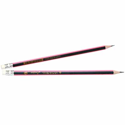 Mondete Pencil 2B with Eraser 2 Pieces