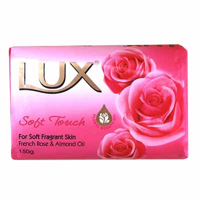 Lux Soft Touch French Rose And Almand 150g